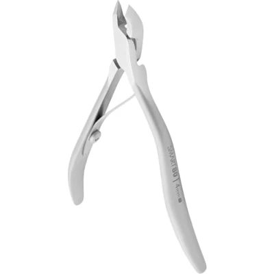 Image of Staleks Pro NS 80 4 Professional 4mm Spring Cuticle Cutter Pliers Stainless Steel Manual Sharpening