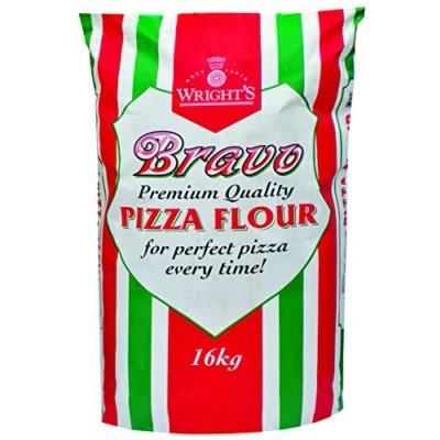 Image of Wright&#039;s Bravo Premium Quality Pizza Flour 16kg for Perfect Dough Every Time