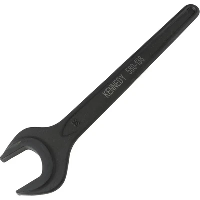Image of Kennedy Metric Open Ended Spanner, Single End, Vanadium Steel, 38mm