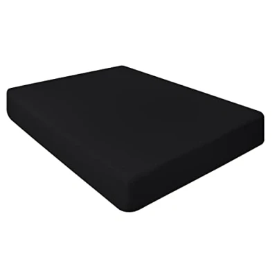 Image of NIYS Luxury Bedding Finest 100% Egyptian Cotton 10&quot;/25CM Fitted Sheets (Black, King)