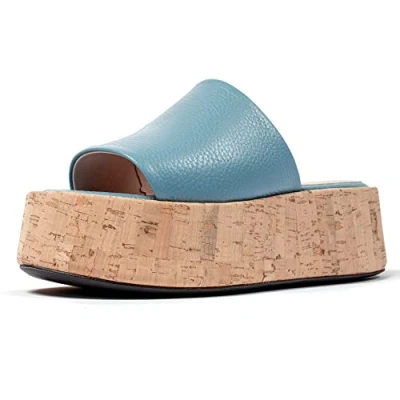 Image of L37 HANDMADE SHOES Women&#039;s Suddenly I See Sandal, Blue, 1 UK
