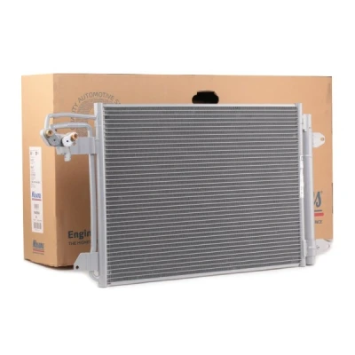 Image of 1K0820411AH Condenser NISSENS 94684 with dryer Aluminium 580mm R1234yf VOLKSWAGEN: GOLF 5, 6, Touran I, SKODA: Octavia II Hatchback