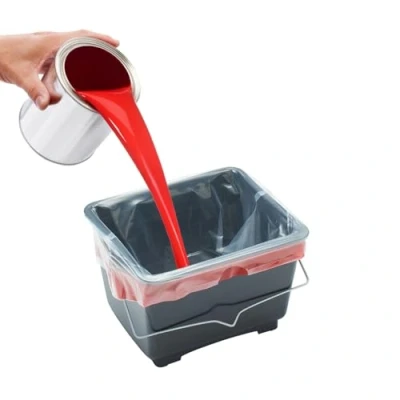 Image of 10 pcs 2.5 litre Recycled Plastic Paint Scuttle Liners for Quick, Mess Free, Water Free Colour Changes, No Hassle Easy Clean Up, Avoids Washing Paints Down Sinks, Compatible with ProDec Scuttles