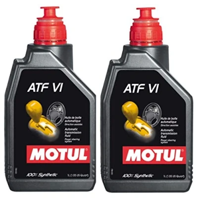 Image of Motul ATF VI Automatic Transmission Fluid Gear Box Oil, Dexron VI, Mercon LV, 2 Litres