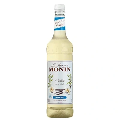Image of Monin Vanilla Sugar Free Syrup 4x1ltr