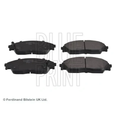 Image of 45022SF1000, 45022SF1010, 45022SF1020, 45022SF1305, 45022SF1408 Brake pad set BLUE PRINT ADH24218 Front Axle with acoustic wear warning