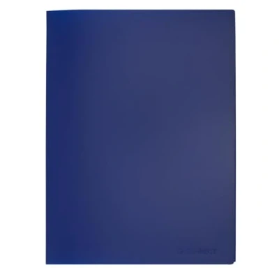 Image of Display Book Q CONNECT PP A4 380 Micron 10 Pockets Blue/Document Archiving/Type Pockets/Kind Top Open Pockets/Index N.a. / Material PP/Dividers Coating