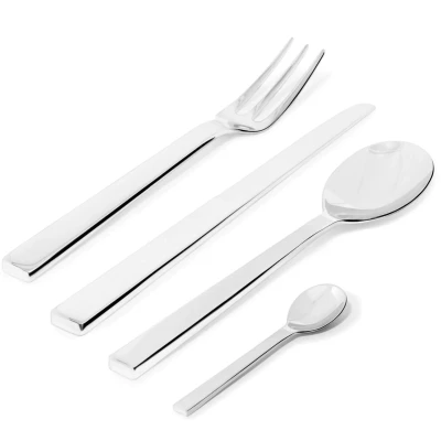 Image of Alessi Cutlery Set Santiago DC05S24 24 Piece by David Chipperfield