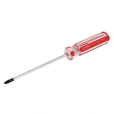 Image of Sourcingmap 3mm Magnetic Tip Plastic Nonslip Grip Cross Head Phillips Screwdriver