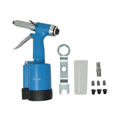 Image of Dapetz ® Air Hydraulic Pneumatic Pop Riveter Rivet Gun Tool Labor Saving Riveting Nut Nail Insert Hand Set, 3/16 inch 5/32 1/8 3/32 Nosepieces