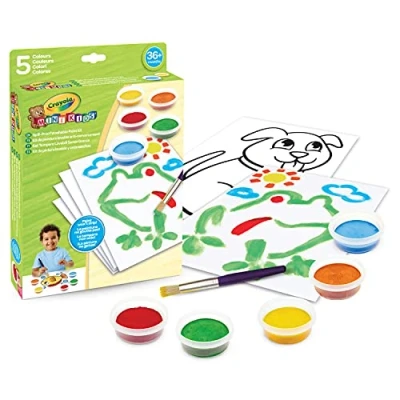 Image of Crayola Mini Kids, Spill Proof Paint Set, Washable for Age 36m+ 81 1483