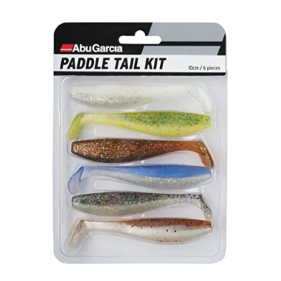 Image of Abu Garcia Paddletail Kit Lure Set 10cm (6 pieces) Shad