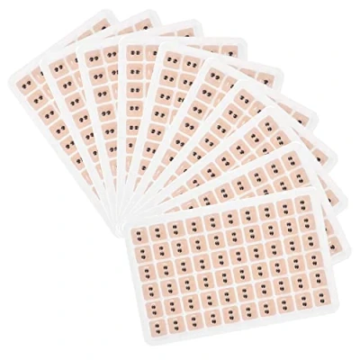 Image of 600 Pcs Acupuncture Vaccaria Ear Seeds Disposable Press Massage Bean Patch Use for Ear(10 Sheets)