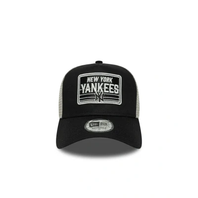 Image of New Era Patch Trucker Unisex Cap, Size: One Size, Black