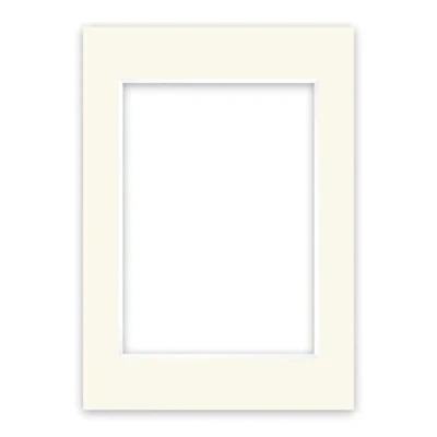 Image of nielsen Conservation Picture Mount Ivory A2, 42x59.4cm to fit Image Size A3, 29.7x42cm, Acid Free (pH Neutral) Protective Photo Mount, Smooth Surface White