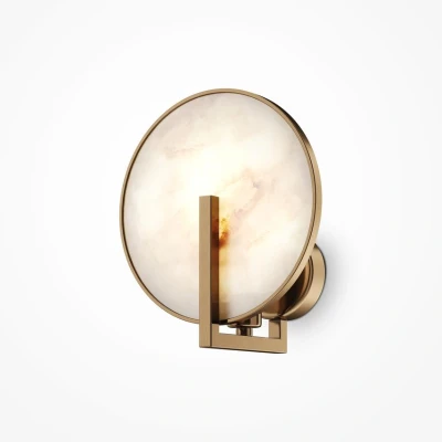 Image of Maytoni Marmo Modern Wall Lamp Gold E14