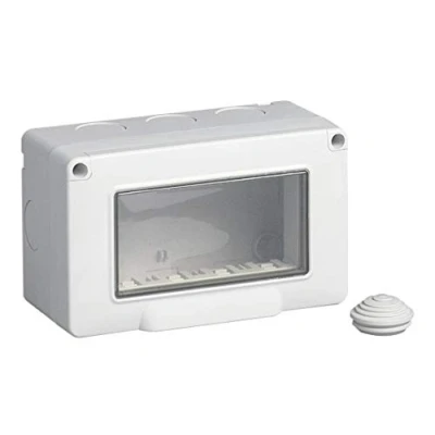 Image of VIMAR PLANA Base Enclosure IP55 4 Modules Eikon, Series Flat