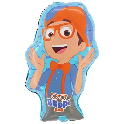 Image of Toyland® 74cm (29&quot;) Blippi Shaped Character Foil Balloon Kids Party Decorations