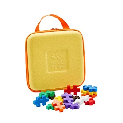 Image of PLUS Building Blocks Toy Storage Case Holds 15 BIG Pieces Kids Construction Toys, Learning Resources, STEM Play for Home and Travel