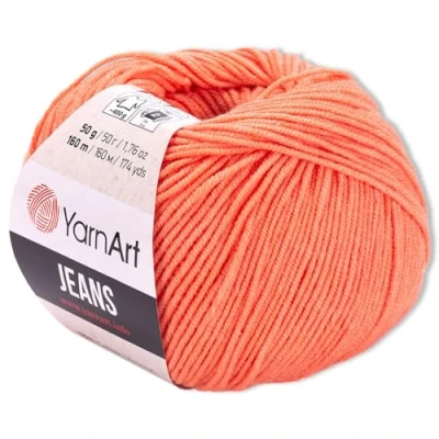 Image of Frida&#039;s Wollhaus YarnArt 50 g Jeans Knitting Crochet Amigurumi Baby Wool Pastel Colours 63 (23 Salmon)