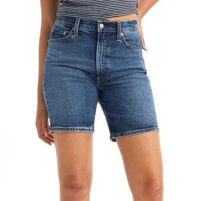Image of Levi&#039;s Ribcage Bermuda Denim shorts, Women&#039;s, Size: 28, Bringing the basic