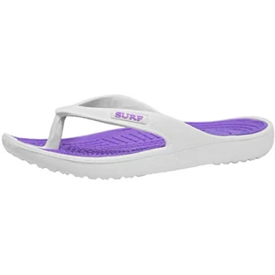 Image of Ladies Surf Toe Post Flip Flop White UK6