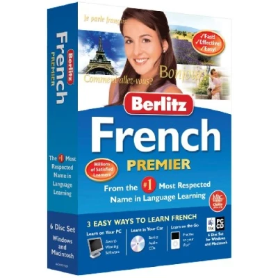 Image of Berlitz Learn French Premier (PC/Mac 6 CD Set)
