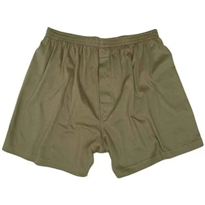 Image of Mil Tec Men&#039;s Boxer Shorts 11201001 Shorts, Olive, L