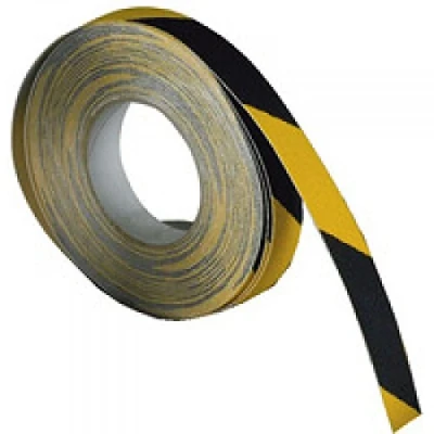 Image of VFM Black/Yellow Self Adhesive Anti Slip Tape 50mm x 18.3m