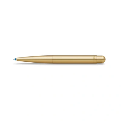 Image of Kaweco LILIPUT Ball Pen Brass I Retractable Ballpoint with Standard D1 Refills in a Tin Box Metal 9.8 cm