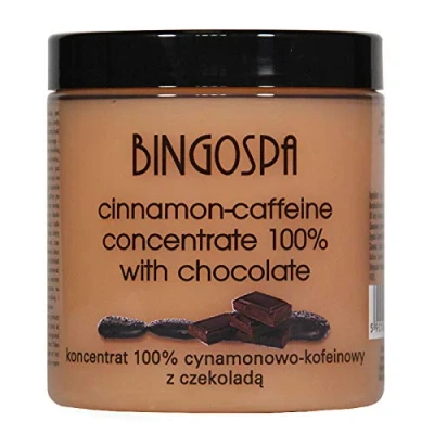 Image of BINGOSPA Slimming and Anti Cellulite Cinnamon Caffeine Concentrate with Chocolate, 250 g