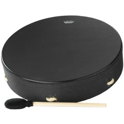 Image of REMO World Percussion Buffalo E1 1316 BE 16&quot; Drum Black Earth