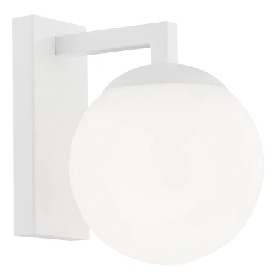 Image of Aspen Wall Lamp Opal Matt, White Structure