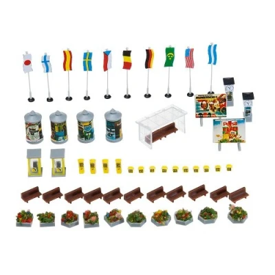 Image of FALLER 272573 Town Assort 67/ N Scale Scenery and Accessories Building Set, Standard Size