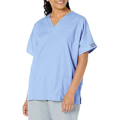 Image of Scrubs for Women Workwear Originals V Neck Top 4700, Ciel, 4XL Plus