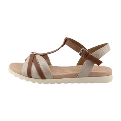 Image of TOM TAILOR Women 5390490025 Sandal, Gold, 7 UK