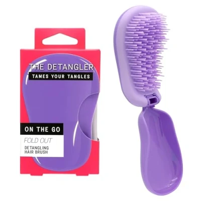 Image of the Detangler On Go Travel Detangling Hair Brush, Purple