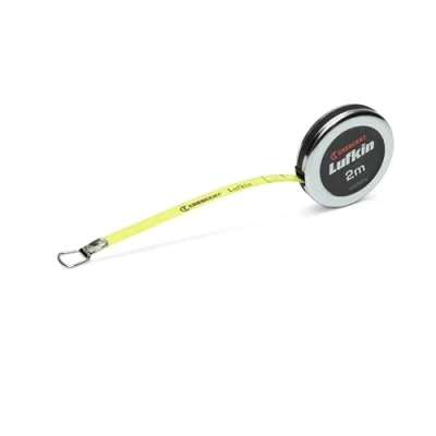 Image of Lufkin W606PM Executive Diameter Pocket Tape Measure, 2m x 6 mm for Measuring Diameters in mm, with Chrome Housing