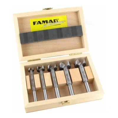 Image of FAMAG 16PCS Classic Forstner Bit, Set in Wooden Case, 1630616