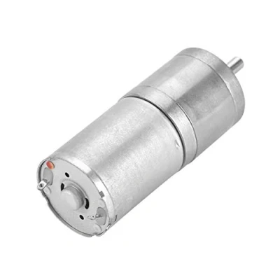 Image of DC Gear Motor, 25mm 12V 25GA 370 Low Speed Metal Motor for Electronic Lock(12V 200RPM)