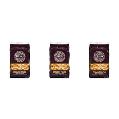 Image of (3 PACK Biona Organic Wholemeal Fusilli 500g 3 BUNDLE