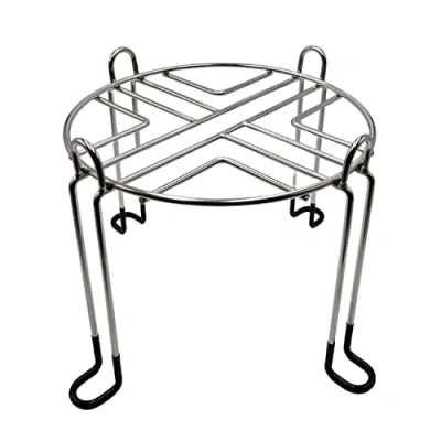 Image of Finerfilters Large Stainless Steel Stand for British Berkefeld Gravity Water Filter System 8&quot; Tall, 270mm Width Suitable 12L