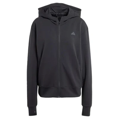 Image of adidas Performance FULL ZIP Zipup sweatshirt, Women&#039;s, Size: XXL, Black