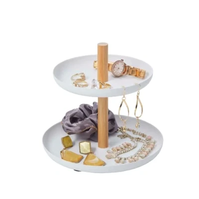 Image of Yamazaki Accessory Display, Metal, White, One Size