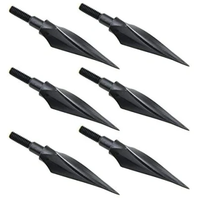 Image of Namvo 6pcs Broadheads Arrowheads Carbon Steel Metal Hunting Target Traditional Archery 148 Grain Shooting Sports Compound Recurve Outdoor Bow