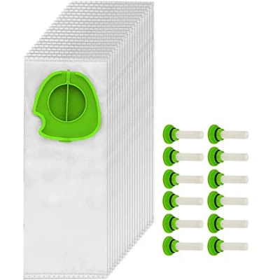 Image of SPARES2GO Microfibre Dust Bags for Gtech Pro K9 ATF303 Vacuum Cleaner (10 + 12 Scented Cartridges)