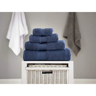 Image of Deyongs 1846 Bliss Pima Hand Towel Denim
