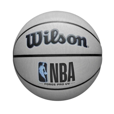 Image of Wilson NBA Forge Pro UV Indoor/Outdoor Basketball Size 7 29.5&quot;, Sand