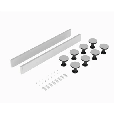 Image of Balterley Shower Tray Leg Set White For 1000mm Square &amp; Rectangular Resin Trays