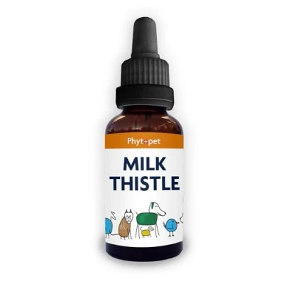 Image of Phytopet Milk Thistle Tincture 100ml Liver &amp; Gallbladder Support Silymarin Enriched Detox Cell Growth